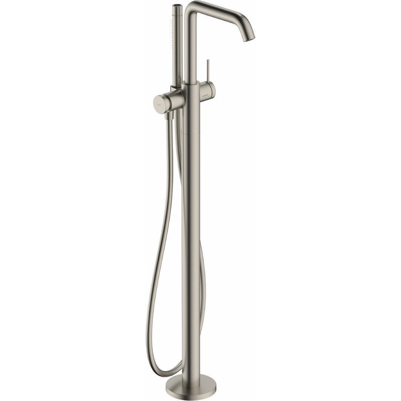 Tecturis S Freestanding Tub Filler Trim with Hand Shower – Brushed Nickel 73440821 Hansgrohe