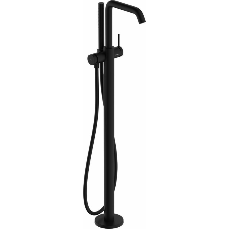 Tecturis S Freestanding Tub Filler Trim with Hand Shower – Matte Black 73440671 Hansgrohe