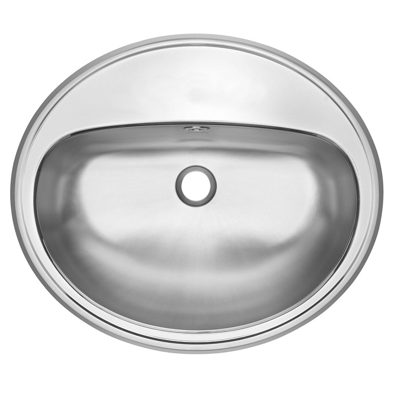 1-Hole Drop-In Bathroom Sink – Stainless Steel OV1821-5-1 Franke