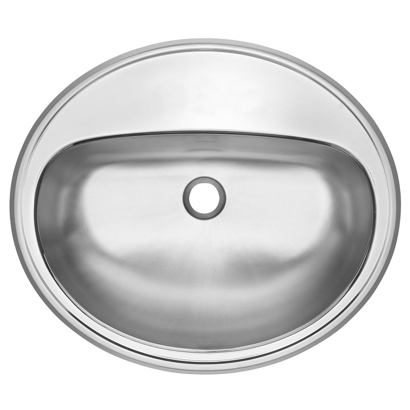 1-Hole Drop-In Bathroom Sink – Stainless Steel V1619-6-1 Franke