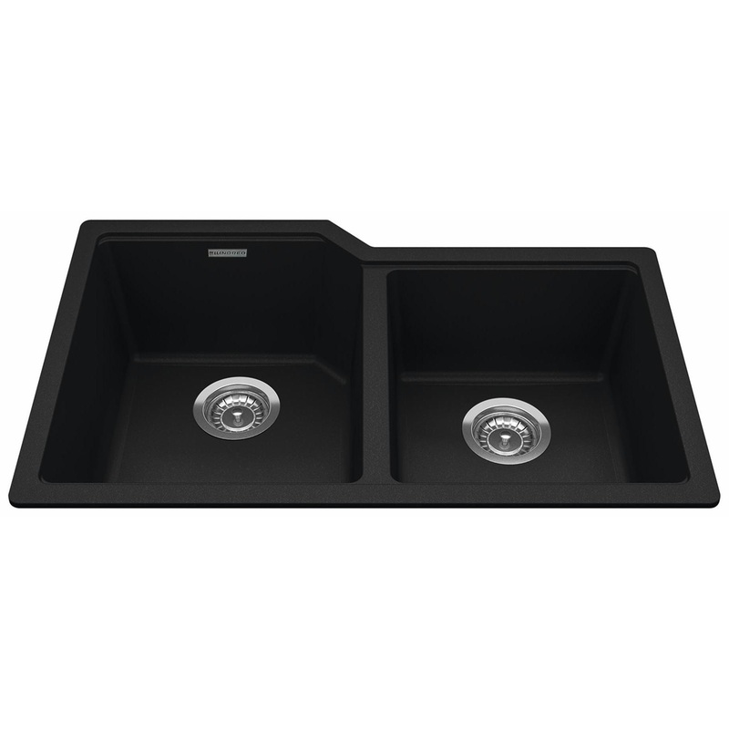 Urban 30-11/16″ Granite 1.5 Bowl Undermount Kitchen Sink – Matte black MGC2031U-9MBK Kindred