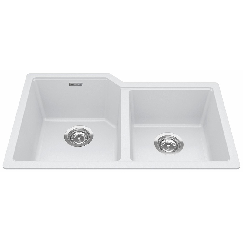 Urban 30-11/16″ Granite 1.5 Bowl Undermount Kitchen Sink – Polar white MGC2031U-9PWT Kindred