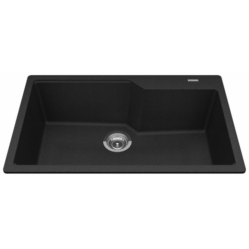 Urban 30-11/16″ Granite 1 Bowl Drop-In Kitchen Sink – Onyx MGSM2031-9ON Kindred