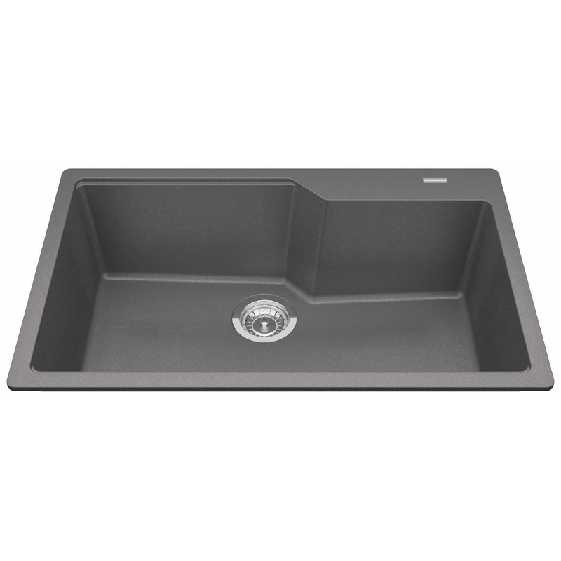 Urban 30-11/16″ Granite 1 Bowl Drop-In Kitchen Sink – Stone grey MGSM2031-9SG Kindred