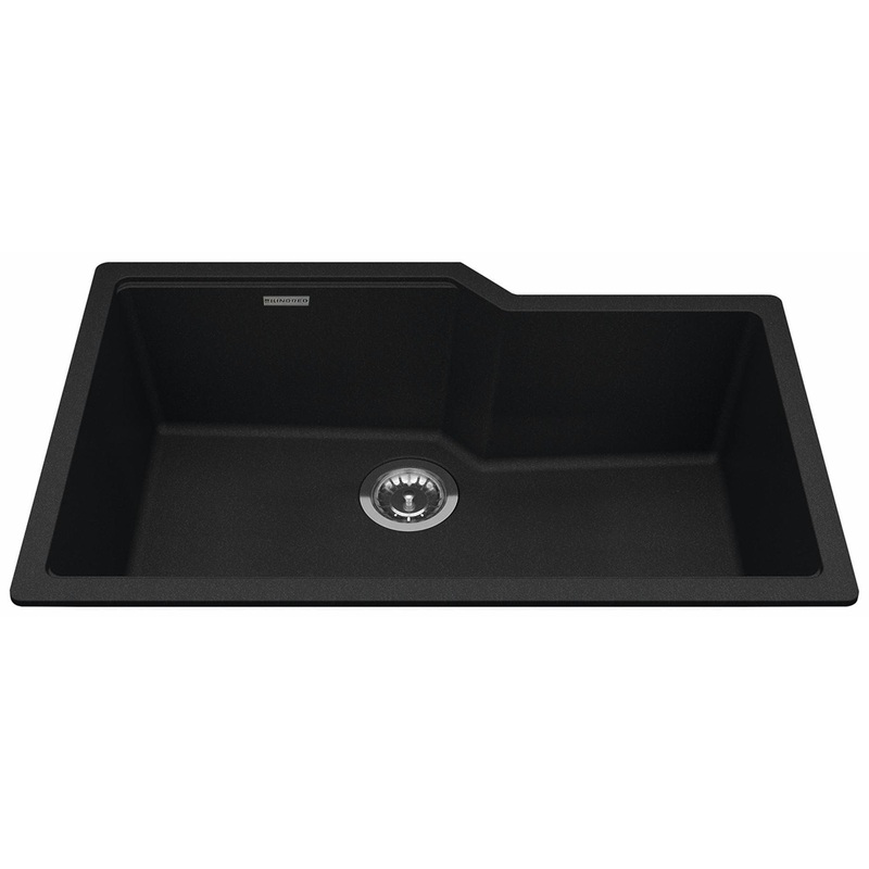 Urban 30-11/16″ Granite 1 Bowl Undermount Kitchen Sink – Onyx MGS2031U-9ON Kindred