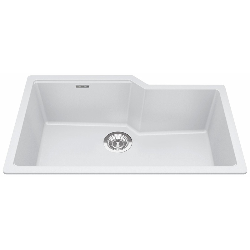 Urban 30-11/16″ Granite 1 Bowl Undermount Kitchen Sink – Polar white MGS2031U-9PWT Kindred