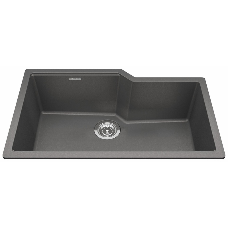 Urban 30-11/16″ Granite 1 Bowl Undermount Kitchen Sink – Stone grey MGS2031U-9SG Kindred