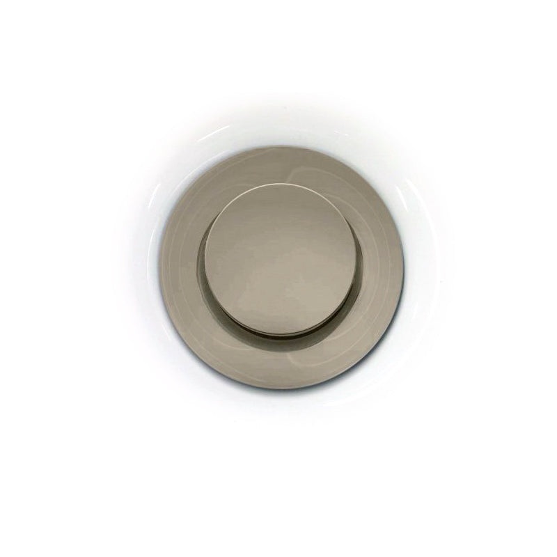 Push Drain for Bathroom Sink with Overflow – Brushed Nickel AC1327-120 Kalia