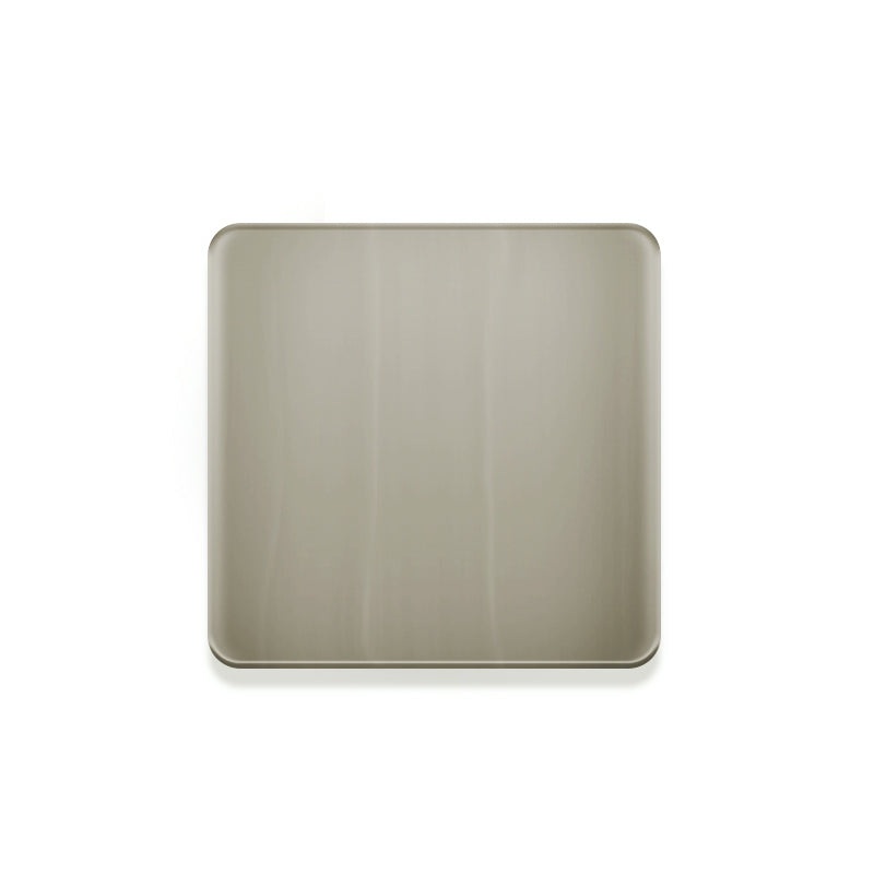 Push Drain with Square Flat Cap for Bathroom Sink without Overflow – Brushed Nickel AC1326-120 Kalia