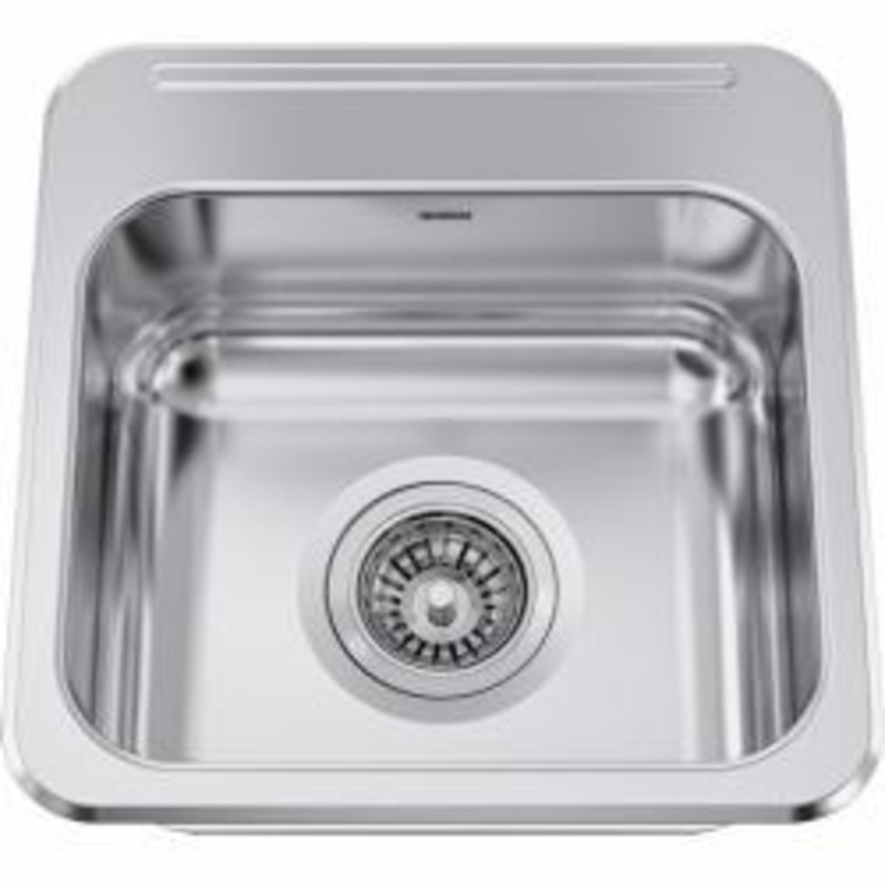 15-1/8″ 1 Bowl Drop-In Kitchen Sink – Stainless Steel ALBS1306P-1 Franke