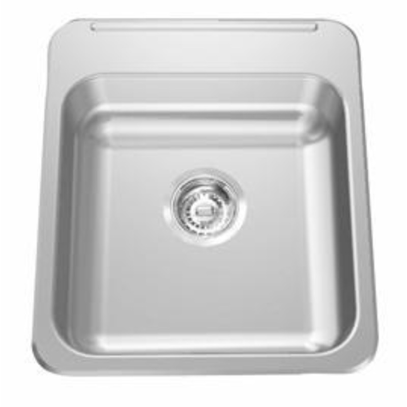 16-1/8″ 3-Hole 1 Bowl Drop-In Kitchen Sink – Stainless Steel ALBS4406P-1-3 Franke
