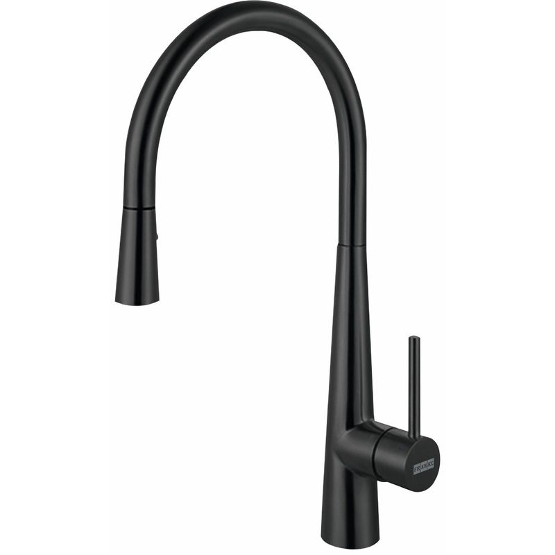 Steel Kitchen Faucet With Pulldown Spray – Industrial black STL-PD-IBK Franke