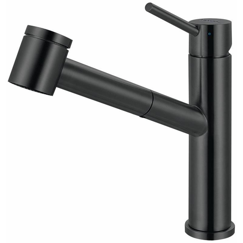 Steel Kitchen Faucet With Pullout Spray – Industrial black STL-PO-IBK Franke