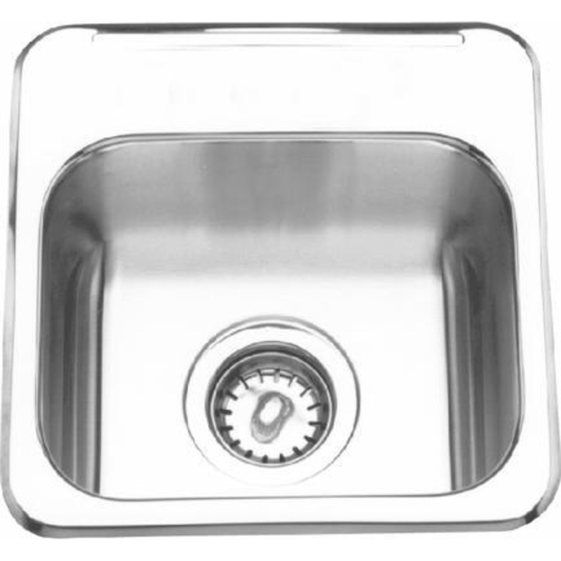 13-5/8″ 3-Hole 1 Bowl Drop-In Kitchen Sink – Stainless Steel LBS9106-1-2 Franke