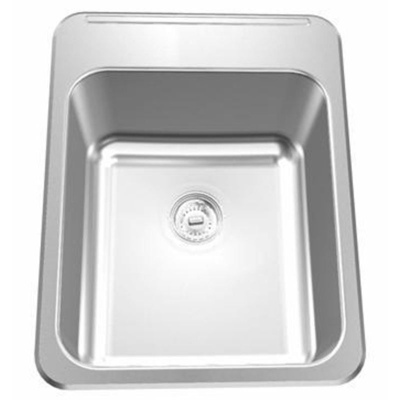 16-1/8″ 3-Hole 1 Bowl Drop-In Kitchen Sink – Stainless Steel LBS6410PCB-1-3 Franke