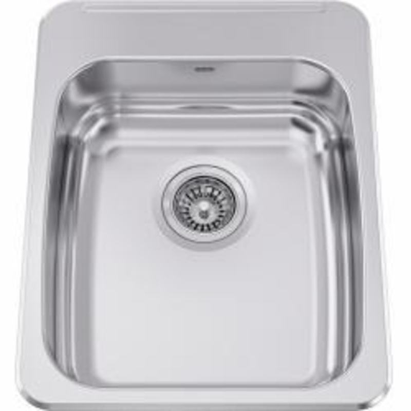 17-1/4″ 1 Bowl Drop-In Kitchen Sink – Stainless Steel LBS7508P-1 Franke