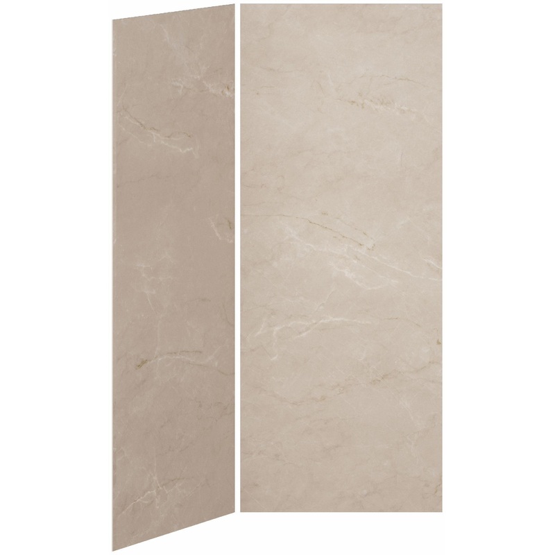 36 x 36  2-Panel Shower Wall Kit for Corner Installation – Mineral 520 Gloss WA2006-520-001 Kalia