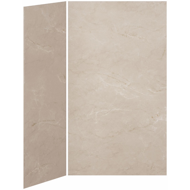 48 x 36 2-Panel Shower Wall Kit for Corner Installation – Mineral 520 Gloss WA2007-520-001 Kalia