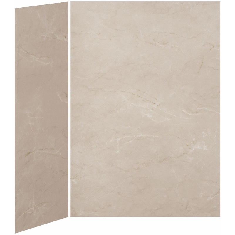 60 x 36 2-Panel Shower Wall Kit for Corner Installation – Mineral 520 Gloss WA2008-520-001 Kalia