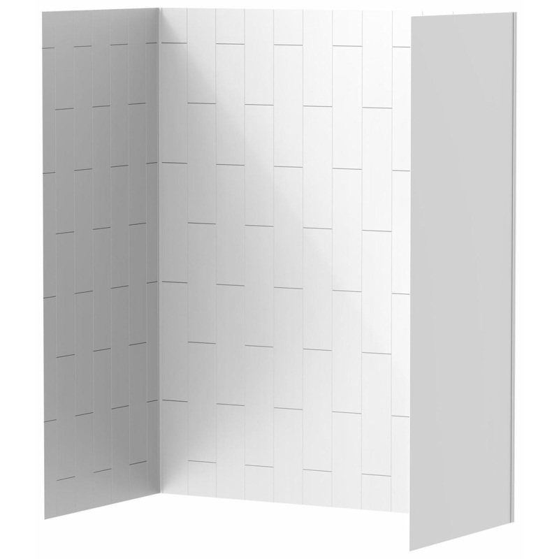 Aspirations 60″ x 32″ x 72″ Shower Wall Kit – White 2952BWT32.020 American Standard
