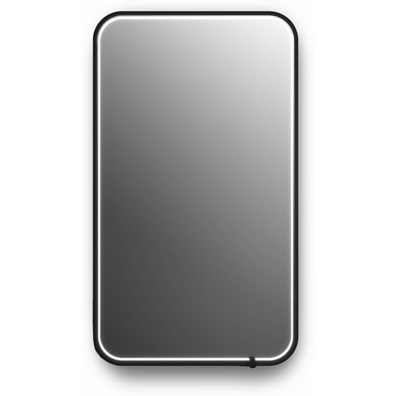 Nox 22″ x 38″ Rectangle LED Lighted Mirror – Black MR2199-570-001 Kalia