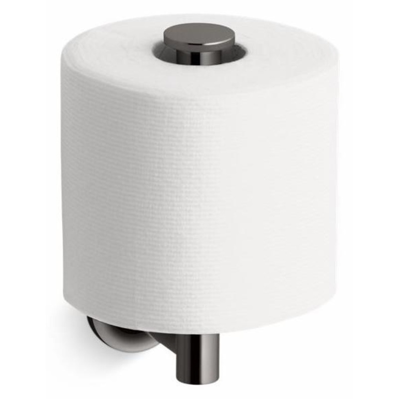 Purist Vertical toilet paper holder – Vibrant Titanium 14444-TT Kohler