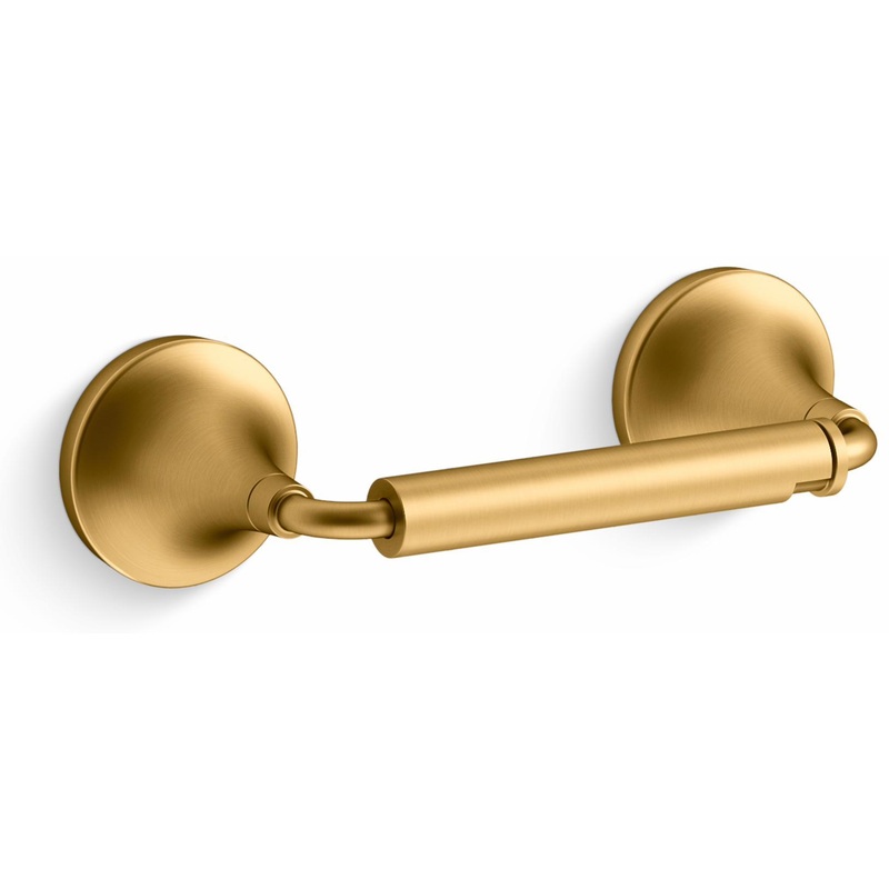 Tone Pivoting Toilet Paper Holder – Vibrant Brushed Moderne Brass 27429-2MB Kohler