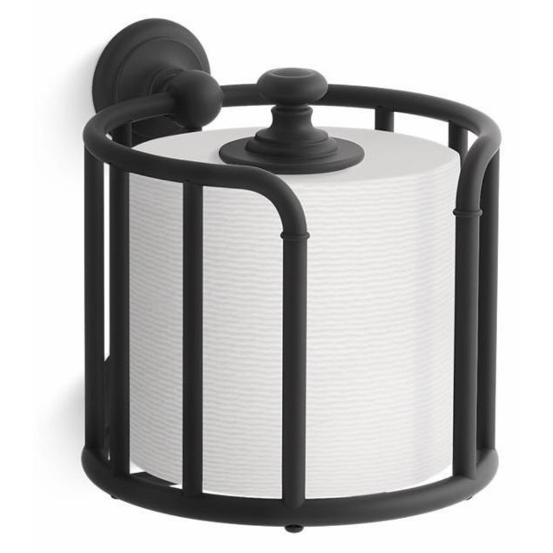 ARTIFACTS TISSUE CARRIAGE – Matte Black 72576-BL Kohler