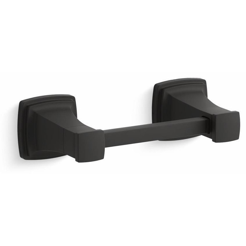 RIFF TOILET TISSUE HOLDER – Matte Black 27413-BL Kohler