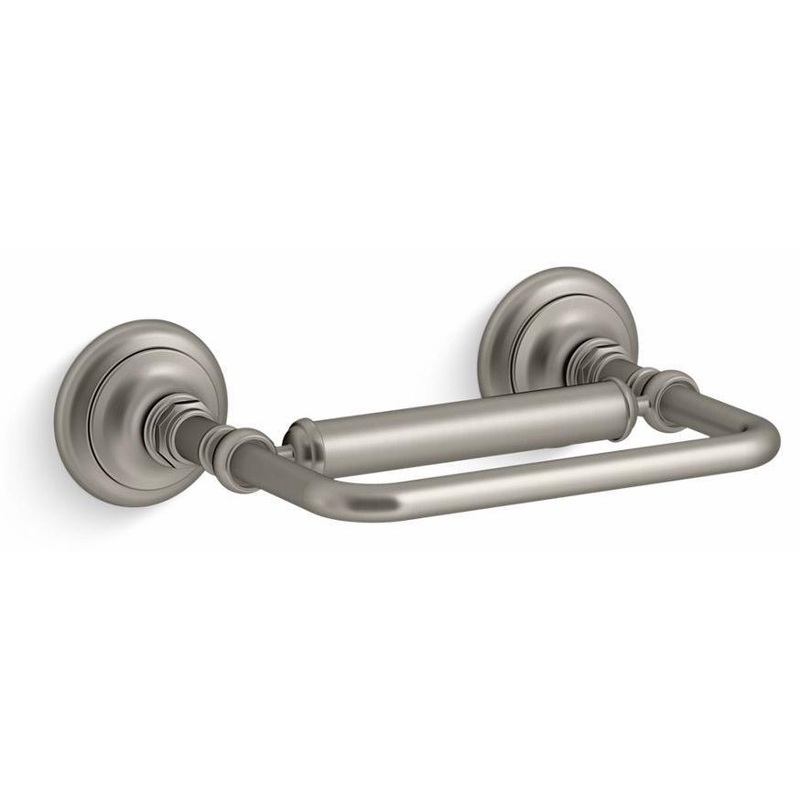 ARTIFACTS PIVOTING TOILET PAPER HOLDER – Vibrant Brushed Nickel 72573-BN Kohler