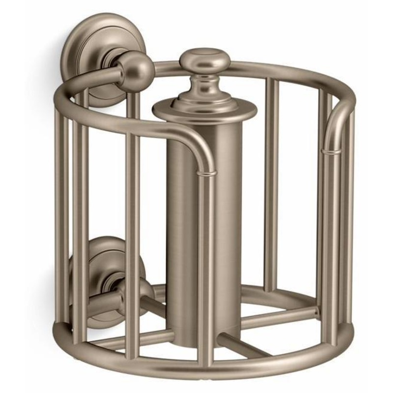 ARTIFACTS TISSUE CARRIAGE – Vibrant Brushed Bronze 72576-BV Kohler