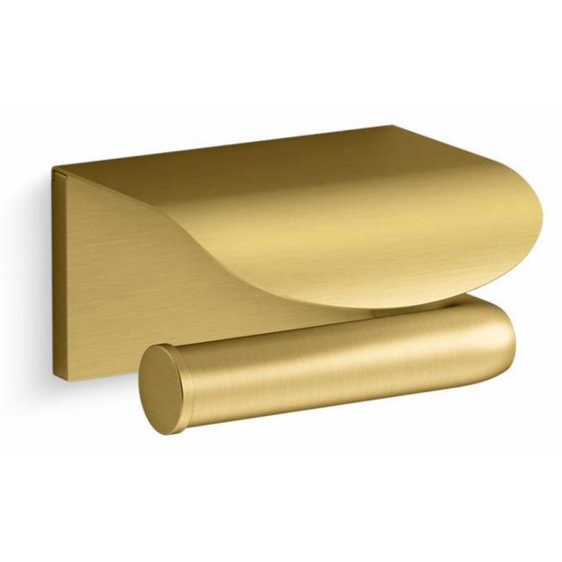 AVIDCOVERED TOILET PAPER HOLDER – Vibrant Brushed Moderne Brass 97503-2MB Kohler
