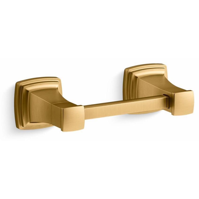 RIFF TOILET TISSUE HOLDER – Vibrant Brushed Moderne Brass 27413-2MB Kohler