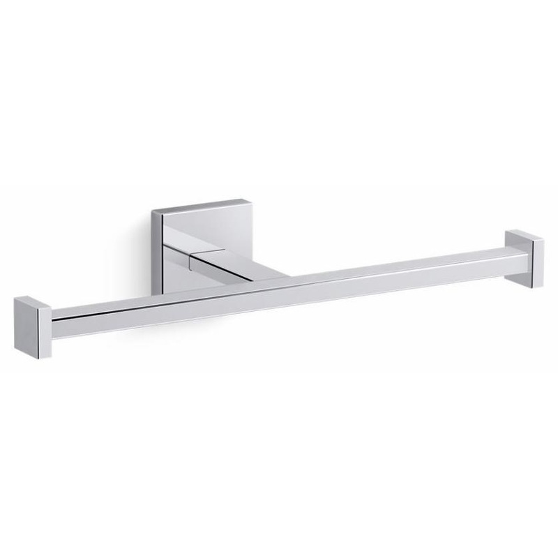 Square Double Toilet Paper Holder – Polished Chrome 23288-CP Kohler
