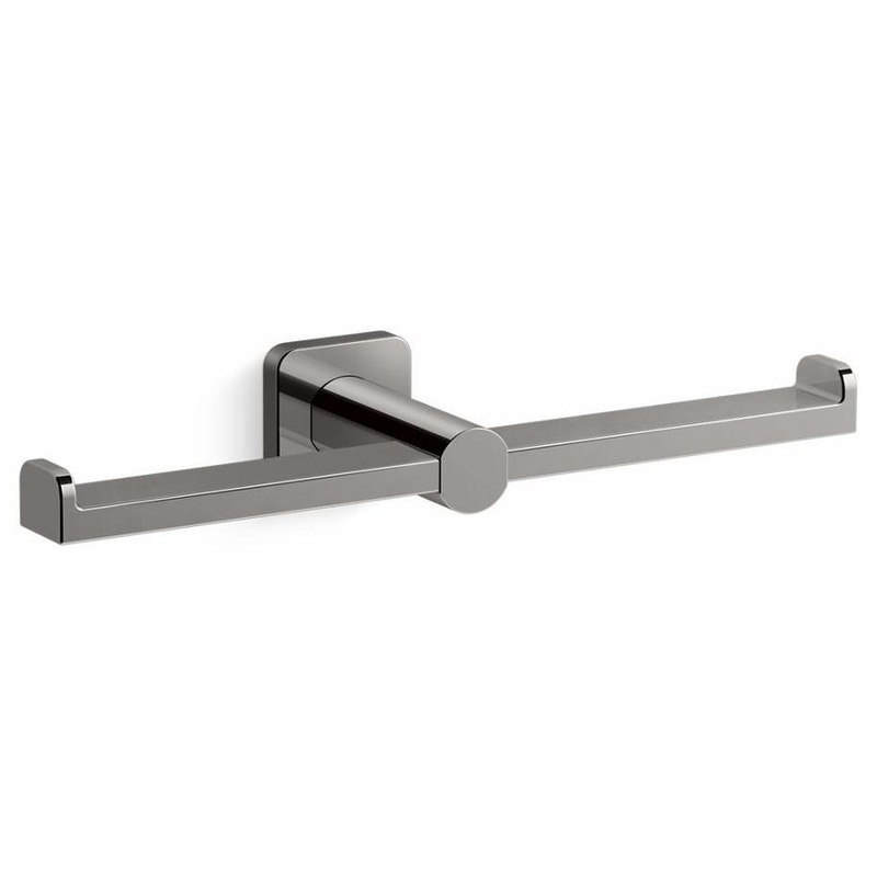 PARALLEL DOUBLE TOILET TISSUE HOLDER – Vibrant Titanium 21897-TT Kohler