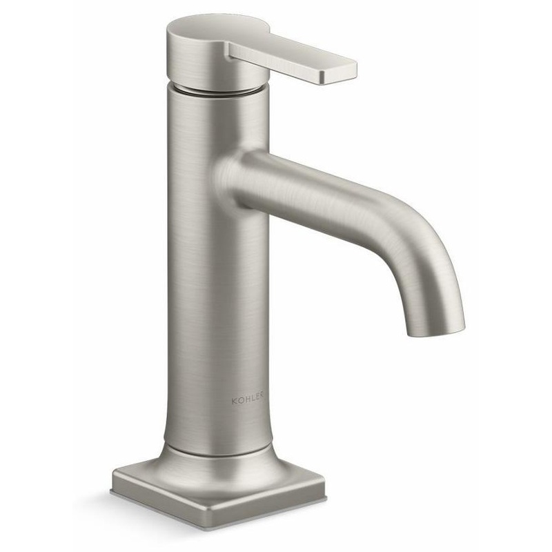 Venza Single Hole Bathroom Faucet 0.5 GPM – Vibrant Brushed Nickel 28126-4N-BN Kohler