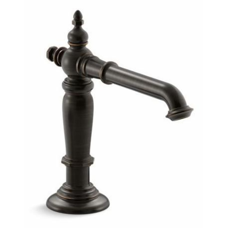 Artifacts Widespread Bathroom Faucet Spout Column Design 1.2 GPM (Less Handles) – Oil-Rubbed Bronze 72760-2BZ Kohler