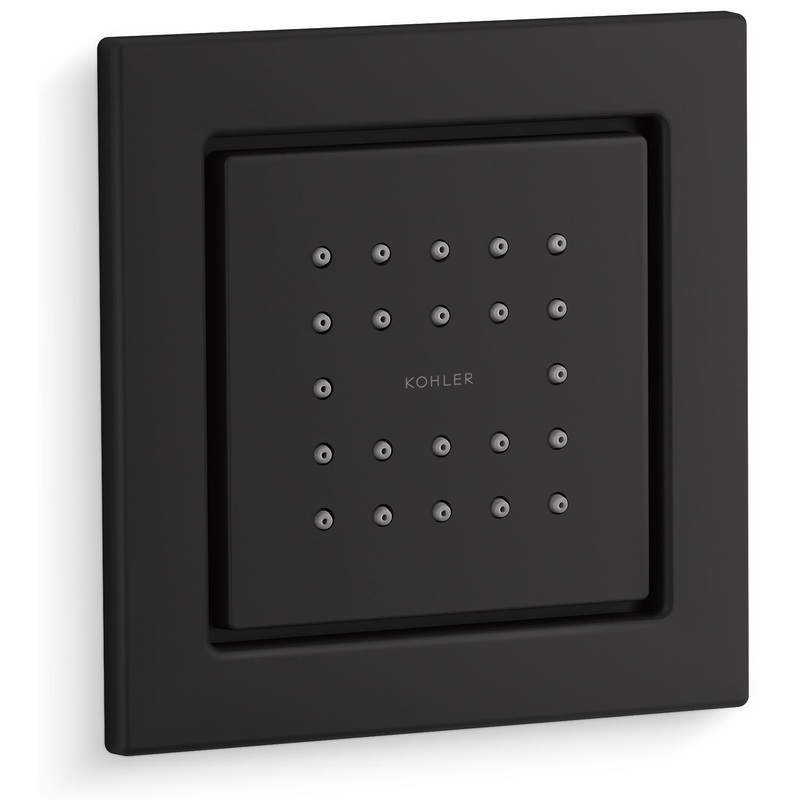 WaterTile 1-Function Body Spray 2.5 GPM – Matte Black 8003-BL Kohler