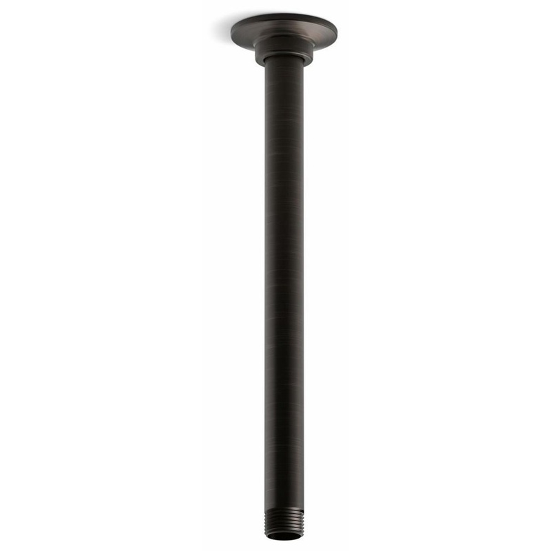 12″ 1-Function Rainhead Arm and Flange – Oil-Rubbed Bronze 7392-2BZ Kohler