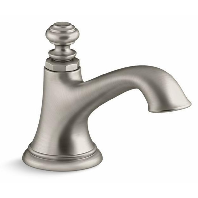 Artifacts Widespread Bathroom Faucet Spout Bell Design 1.2 GPM (Less Handles) – Vibrant Brushed Nickel 72759-BN Kohler
