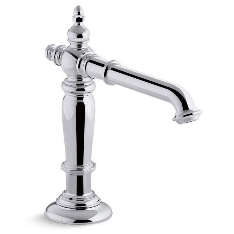 Artifacts Widespread Bathroom Faucet Spout Column Design 1.2 GPM (Less Handles) – Polished Chrome 72760-CP Kohler
