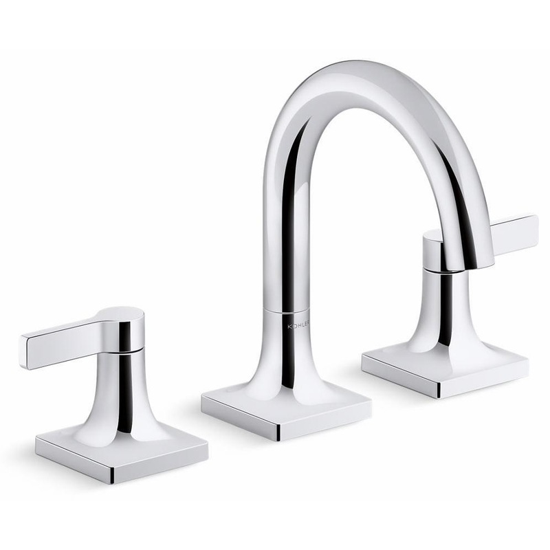 Venza Widespread Bathroom Faucet 1.2 GPM – Polished Chrome 28125-4-CP Kohler