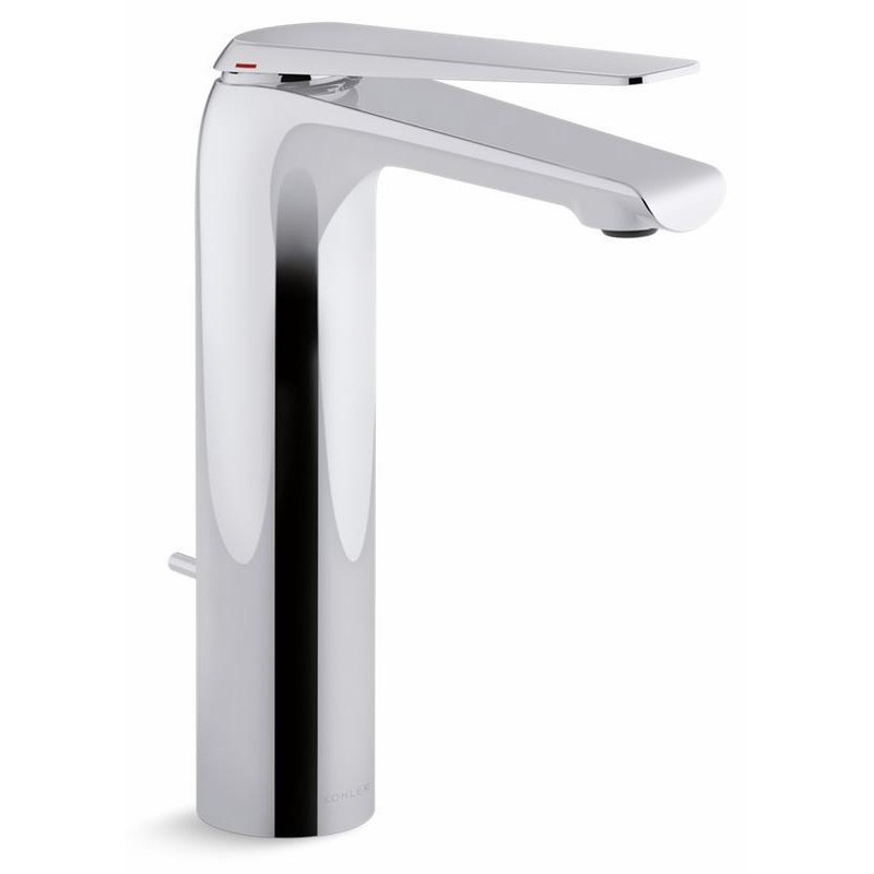 Avid Tall Single Hole Bathroom Faucet 1.0 GPM – Polished Chrome 97347-4K-CP Kohler