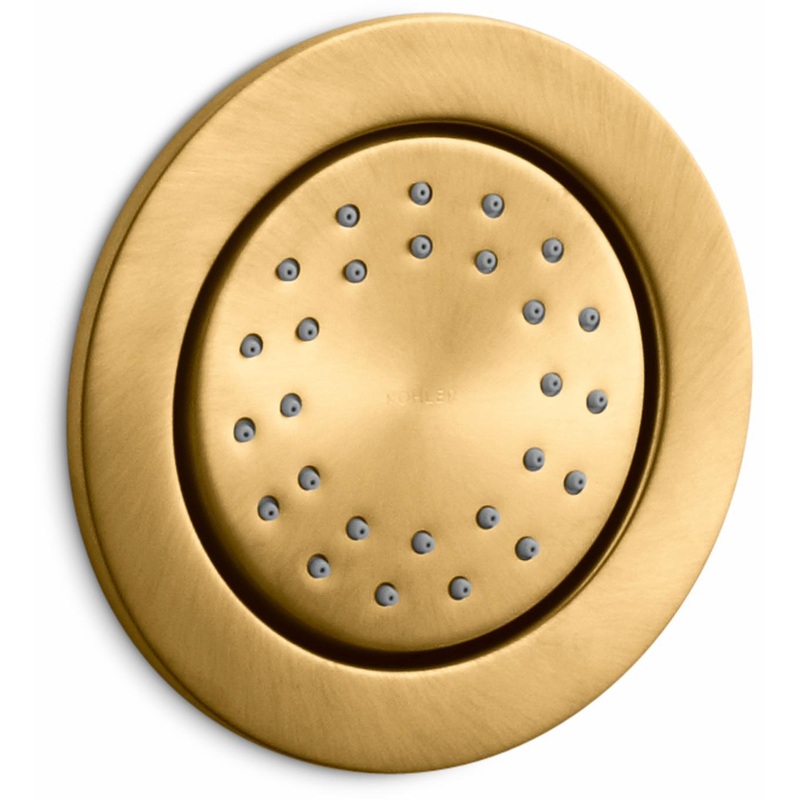 WaterTile 27-Nozzle Body Spray 2.0 GPM – Vibrant Brushed Moderne Brass 8013-AK-2MB Kohler