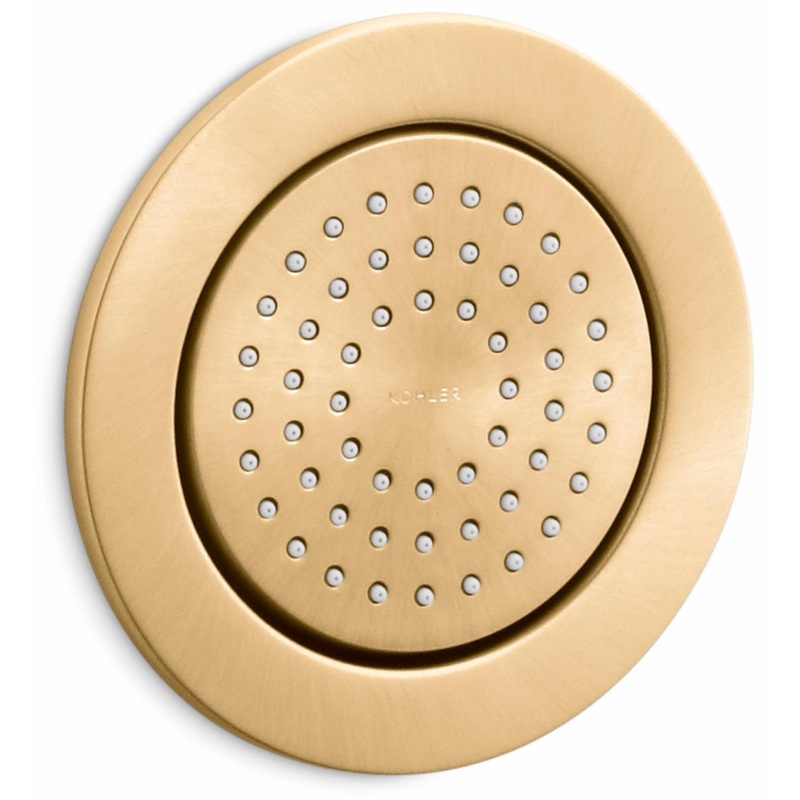 WaterTile 54-Nozzle Body Spray 2.0 GPM – Vibrant Brushed Moderne Brass 8014-2MB Kohler