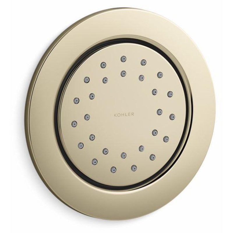 WaterTile Round 27-Nozzle Body Spray – Vibrant French Gold 77119-AF Kohler