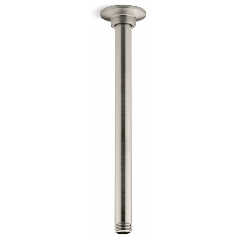 12″ 1-Function Rainhead Arm and Flange – Vibrant Brushed Nickel 7392-BN Kohler