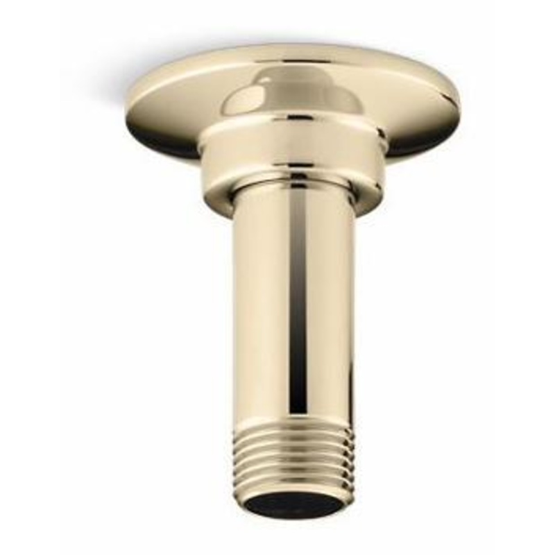 3″ 1-Function Rainhead Arm and Flange – Vibrant French Gold 7396-AF Kohler