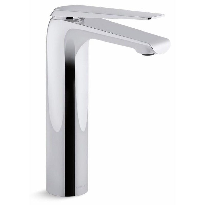 Avid Tall Single Hole Bathroom Faucet 0.5 GPM – Polished Chrome 97347-4N-CP Kohler