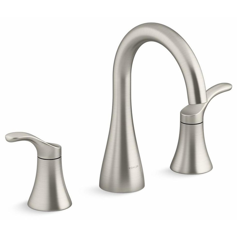 Simplice Widespread Bathroom Faucet 1.2 GPM – Vibrant Brushed Nickel 27390-4-BN Kohler